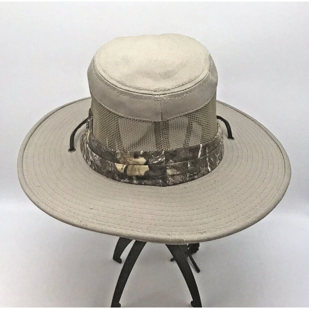 Realtree Tan Camo Aussie Bush Boonie Field Hat Fedora Hunting Fishing Headwear